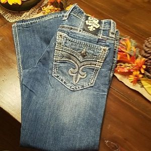 Mens Rock Revival Jeans